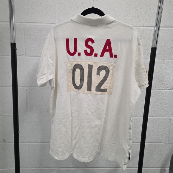 Polo Ralph Lauren USA 1934 Track & Field Polo Shirt XXL Custom Fit - Picture 6 of 7